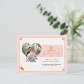 Gelukkig Valentijnsdag Briefkaart (Staand voorkant)