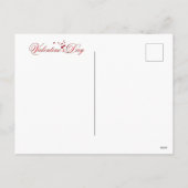 Gelukkig Valentijnsdag briefkaart (Achterkant)