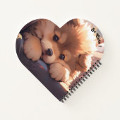 Gelukkig Valentijnsdag cadeau Notitieboek (Achterkant)