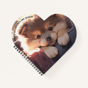 Gelukkig Valentijnsdag cadeau Notitieboek
