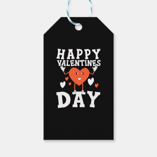 gelukkig - valentijnsdag cadeaulabel (Voorkant)