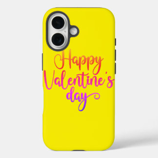 Gelukkig Valentijnsdag iPhone 16 Hoesje
