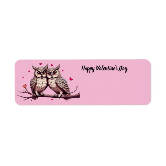 Gelukkig Valentijnsdag Etiket (Voorkant)