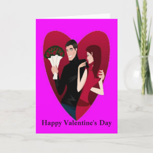 Gelukkig Valentijnsdag Feestdagen Kaart