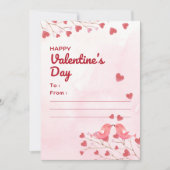 gelukkig - valentijnsdag feestdagenkaart (Voorkant)