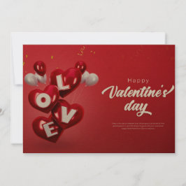 gelukkig - valentijnsdag feestdagenkaart