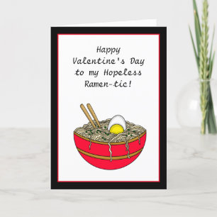 Gelukkig Valentijnsdag   Funny Food Pun Card Kaart