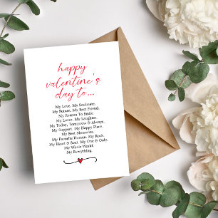 Gelukkig Valentijnsdag Gedicht Feestdagen Kaart