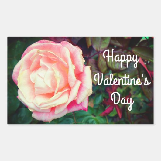 Gelukkig Valentijnsdag Gemini-Roos #1 Sticker (Voorkant)