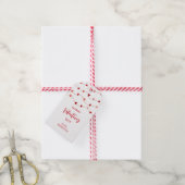 Gelukkig Valentijnsdag Gift Label, Heart String Cadeaulabel (Met Touw)