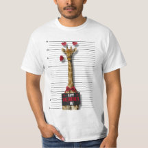 Gelukkig Valentijnsdag Giraffe Funny Mugshot