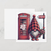 Gelukkig Valentijnsdag Gnome Feestdagenkaart (Voorkant / Achterkant)