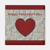 Gelukkig Valentijnsdag hart 2 hart Magneet (Voorkant)