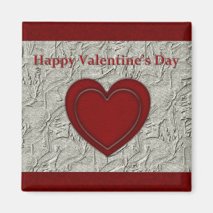 Gelukkig Valentijnsdag hart 2 hart Magneet