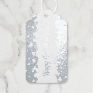 Gelukkig Valentijnsdag hart Cadeaulabels