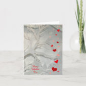 Gelukkig Valentijnsdag hart en sterren Kaart (Voorkant)