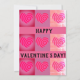 Gelukkig Valentijnsdag hart Feestdagenkaart