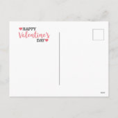 Gelukkig Valentijnsdag hart Feestdagenkaart (Achterkant)