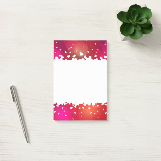 Gelukkig Valentijnsdag hart Post-it® Notes (Kantoor)