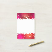 Gelukkig Valentijnsdag hart Post-it® Notes (Op bureau)