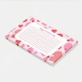 Gelukkig Valentijnsdag hart Post-it® Notes (Schuin)