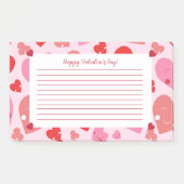 Gelukkig Valentijnsdag hart Post-it® Notes (Voorkant)
