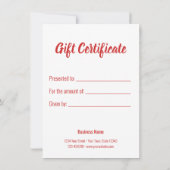 Gelukkig Valentijnsdag hartballonnen Gift Kaart (Achterkant)