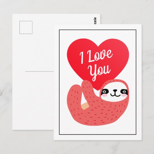 Gelukkig Valentijnsdag | Ik hou van jullie stomme  Briefkaart (Voorkant / Achterkant)