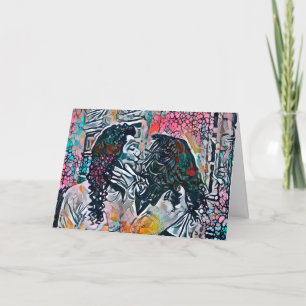 Gelukkig Valentijnsdag   Je woorden van een paar z Feestdagen Kaart