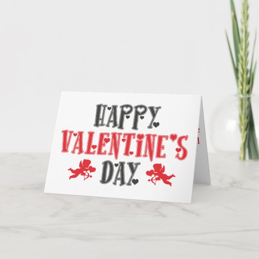 Gelukkig Valentijnsdag kaart (Voorkant)