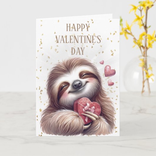 Gelukkig Valentijnsdag Kaart (Gele Bloem)