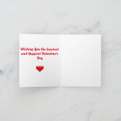 Gelukkig Valentijnsdag Kaart (Binnen)