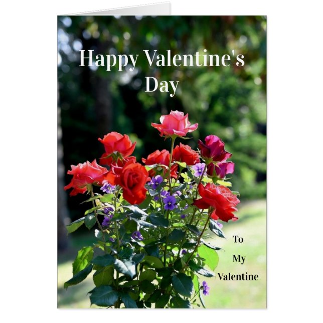 Gelukkig Valentijnsdag Kaart (Voorkant)