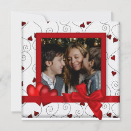 Gelukkig Valentijnsdag kaart met foto
