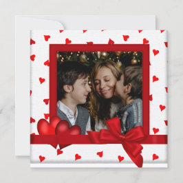 Gelukkig Valentijnsdag kaart met foto