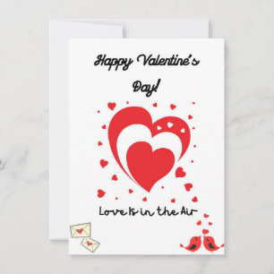 “Gelukkig Valentijnsdag Kaart – Romantische Liefde