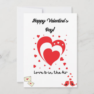 “Gelukkig Valentijnsdag Kaart – Romantische Liefde