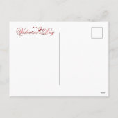 Gelukkig Valentijnsdag kikkervis-briefkaart Feestdagenkaart (Achterkant)