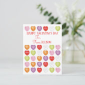 Gelukkig Valentijnsdag Kinder klaslokaal Feestdagenkaart (Staand voorkant)