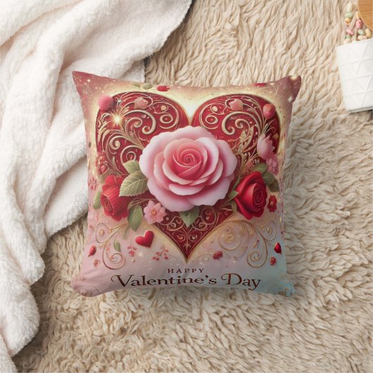 Gelukkig Valentijnsdag Kussen (Deken)