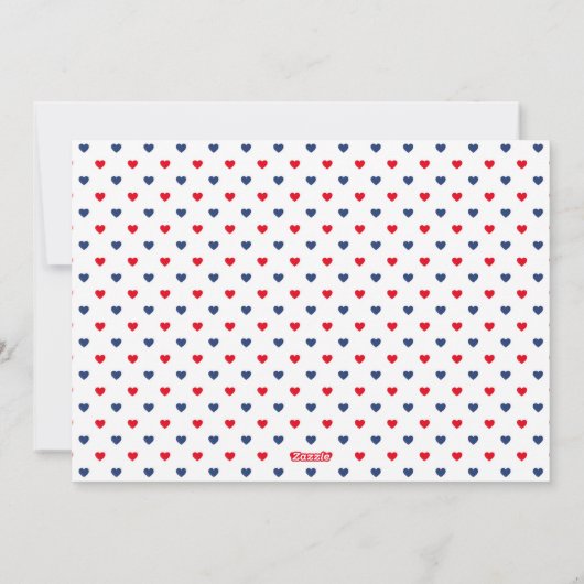 Gelukkig Valentijnsdag | Liefde minimalistisch gel Feestdagenkaart (Achterkant)