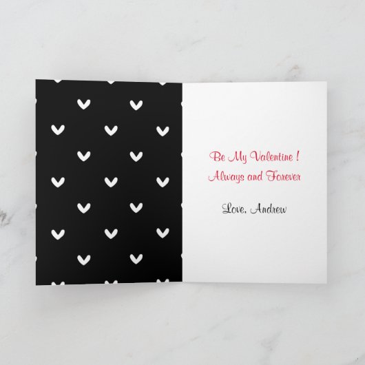 Gelukkig Valentijnsdag | Liefde zit in de ❤ Feestdagen Kaart (Binnen)