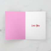 Gelukkig Valentijnsdag MailBox Wenskaart Kaart (Binnen)