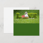 Gelukkig Valentijnsdag met golfer van liefde (Voorkant / Achterkant)