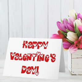 Gelukkig Valentijnsdag met hart Feestdagen Kaart