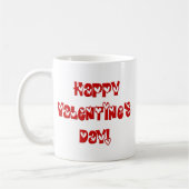 Gelukkig Valentijnsdag met hart Koffiemok (Links)