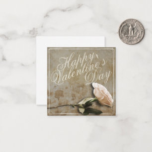 Gelukkig Valentijnsdag met Roos Notitiekaartje
