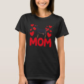 Gelukkig Valentijnsdag Nigerian Dwarf Goat Mam Mot T-shirt (Voorkant)