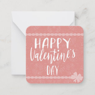 Gelukkig Valentijnsdag Notitiekaart Notitiekaartje