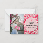 gelukkig - valentijnsdag notitiekaartje (Voorkant)